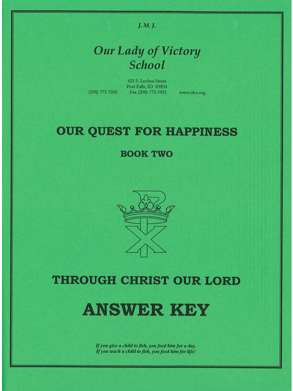 Through Christ Our Lord Answer Key